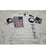 Cotton Traders Sport Constitution We The People U.S. Flag Eagle SS Polo ... - £10.92 GBP