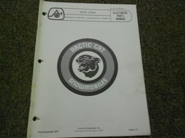 1975 Arctic Cat Lynx Illustrated Service Parts Catalog Manual FACTORY OEM - $24.95