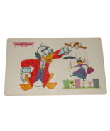 Vintage Walt Disney Placemat Ludwig Von Drake &amp; Mary Poppins 1960&#39;s - £7.77 GBP