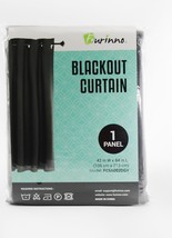 Furinno Collins Blackout Curtain 42 in W x 84 in L Dark Gray - £12.68 GBP