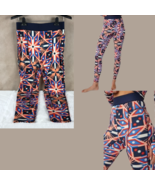 Free People FP Movement Fireside Printed Base Layer Leggings Navy Combo ... - $22.23