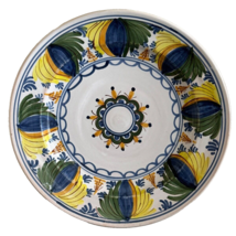 Vintage Toledo, Spain 12 3/8&quot; Hand Painted Ceramic Wall Plate - £62.51 GBP