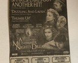 A Midsummers Nights Dream Vintage Movie Print Ad Michelle Pfiefer TPA10 - £4.66 GBP
