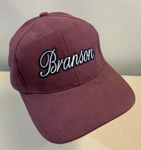 Branson Golf Hat Adjustable Clean 100% Cotton Embroidered Mauve (pale purple) - £15.64 GBP