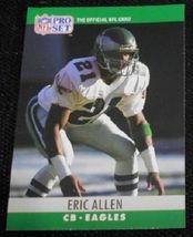 1990 Pro Set Eric Allen 243, Philadelphia Eagles, NFL Football Sports Card, RARE - £11.84 GBP