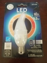 GE 89948 Lighting Dimmable LED Chandelier Bulb 4.5-Watt 40w , FS - $22.73