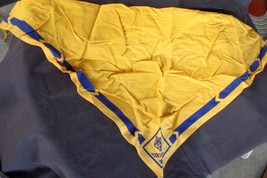 Vintage Cub Scout Gold &amp; Blue Neckerchief – GDC – GREAT COLLECTIBLE VINT... - £7.89 GBP
