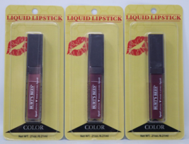 Burt&#39;s Bees Liquid Lipstick Lip Color Natural 831 Lavender Lake New Lot Of 3 - £13.94 GBP