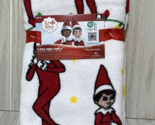 Elf On The Shelf 100% cotton hand Towels 2 pack new red white bathroom - £12.54 GBP