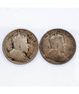 Plein De 2 Canadien 25C Pièces 1905 Et 1907 Fin État Km #11 - $71.62