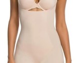 SPANX Shapewear M Soft Nude Smartgrip Slips Open-Bust Mid-Thigh Bodysuit... - $34.01