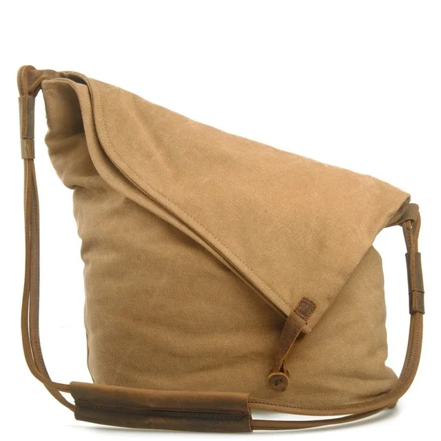 new Women Messenger Bags Female Canvas Vintage Shoulder Bag Ladies Crossbody Bag - £54.98 GBP