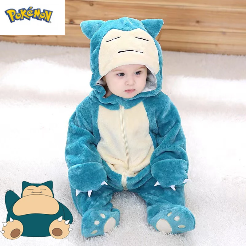 Soft Pokemon Snorlax Onesie Baby Cosplay Costume Full Body Pijama Christmas - £28.94 GBP+