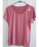 REEBOK MAUVE SIZE LARGE SHORT SLEEVE ACTIVE TEE #8306 - £5.31 GBP