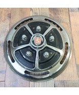 Fits Peugeot Black Silver Red Crest 5 Spoke 13in Hub Caps Wheel Cover by... - $58.64 CAD