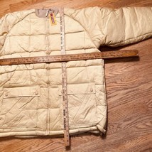 NEW With Tags Down Puffer Jacket Banana Cream Size XL Delf Wear Vtg Y2K 90s - £21.18 GBP