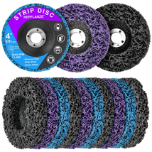 10 Pack Strip Discs 4 Inch Stripping Wheel for Angle Grinder Clean and R... - £32.94 GBP