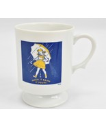 Vintage 1956 Morton Salt Girl When it Rains it Pours Coffee Cup Mug - $33.89 CAD