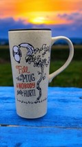 Hallmark Exclusive PEANUTS Large Tall Snoopy Pottery Mug Cup Coffee Tea Funny - $14.14