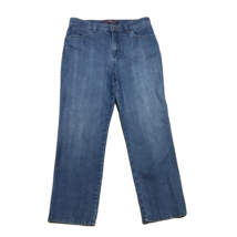 Gloria Vanderbilt Amanda Sz 10P Denim Blue Jeans ~ Mid Rise ~ 25&quot; Inseam - £10.54 GBP