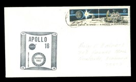 Vintage FDC Postal History NASA Space APOLLO 16 Recovery Force Cover - £8.73 GBP