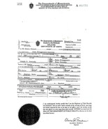 JFK Birth Certificate Reproduction - £4.75 GBP