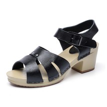 Women&#39;s Wee Heel Sandals Platform Strappy Open Toe Comfortable Ladies Shoes Leat - £29.13 GBP