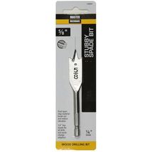 Master Mechanic 158844 5/8 -Inch x 4 -Inch, Stubby Spade Bit - $17.57