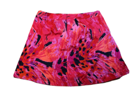 lane Bryant Skirt womens Size 28 pink Red Swirls New NWT MSRP $50  2241 - £15.98 GBP