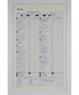 Amtrak Station Sales Report Sheets Lot of 10 - £13.78 GBP
