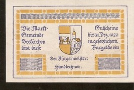 Austria Die Markt-Gemeinde SEEKIRCHEN 30 heller 1920 Austrian Notgeld Reisenbich - £1.56 GBP