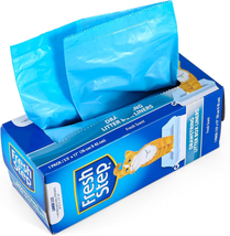 Drawstring Cat Litter Box Liners, Fresh Scent, Size Large,2.5&quot;X17&quot; - 7 C... - £11.41 GBP