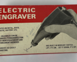 Chadwick Miller, Inc. (CMI) Electric Engraver W/Mercury Switch - Japan M... - $27.99
