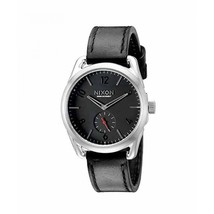 Nixon Original A459-008 Men&#39;s C39 Black Leather Watch 39mm - £177.01 GBP