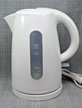 Rival Mainstays 1.7 Liter Cordless Kettle Carafe Tea Coffee Pitcher White 550236 - £10.27 GBP