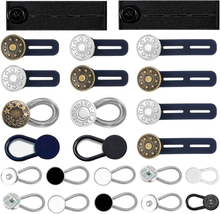 24 Pcs Extender Button Set, Flexible Adjustable Elastic Waist Extender Button, I - £10.29 GBP