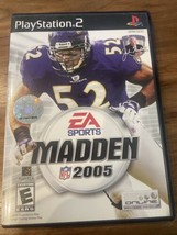 Madden Nfl 2005 (Playstation 2, 2004) PS2 Game Complete With Manual - £4.71 GBP