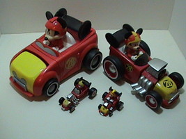 Mickey &amp; His Hot Rod Track Roadster &amp; Jalopy Racer - £31.34 GBP