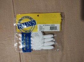 Kalin&#39;s 5T8-215 5&quot; Tickle Grub White, 8 pack, Tournament Tested Bait Lure - $9.90