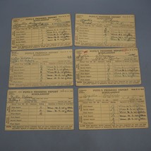 Vintage Lot of 6 Elementary School Report Card Pittsburgh Pennsylvania 1... - $24.74