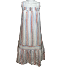 Crown &amp; Ivy Dress Women&#39;s 2X Red, White &amp; Blue Linen Sundress Patriotic - AC - £23.32 GBP