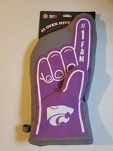New #1 Fan Finger K-State Kansas Wildcats NCAA Oven Mitt (USA SHIPS FREE) - £10.90 GBP