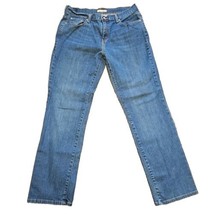 Levi&#39;s 505 Straight Leg Jeans Womens Sz 14M Medium Wash Blue Denim - £15.55 GBP