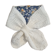 Anthropologie Nubby Tea &amp; Biscuits Knit Ascot in Ivory NEW - £23.95 GBP