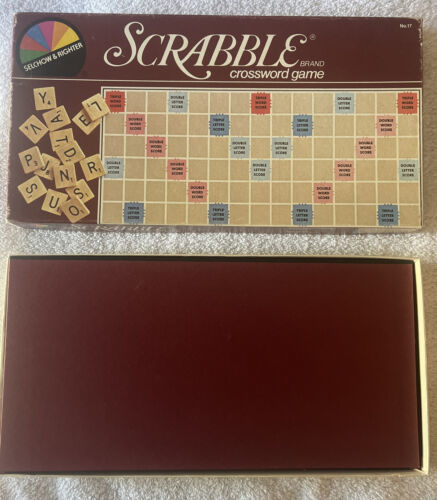 Primary image for Selchow & RighterSCRABBLE Board Game -  No. 17 (1982) Vintage
