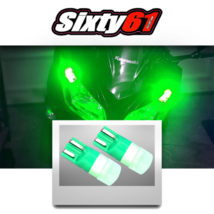 Motorcycle LED Side Marker Light Parking Bulbs Green for Kawasaki Ninja - $19.98
