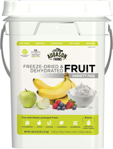 Survival Food Supply Kit Emergency Bucket 4 Gallon Fruit Rations Freeze Dried - £69.88 GBP