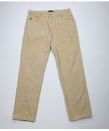 Vintage 90s Guess Mens 36x34 Distressed Relaxed Fit Tapered Leg Jeans Beige - €55,81 EUR