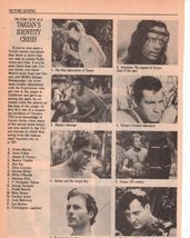 Ron Ely Tarzan Mike Henry Clipping Magazine photo 8x10 1pg orig M9990 - £3.84 GBP