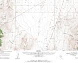 Mc Coy Quadrangle Nevada 1961 Topo Map Vintage USGS 15 Minute Topographic - $16.89